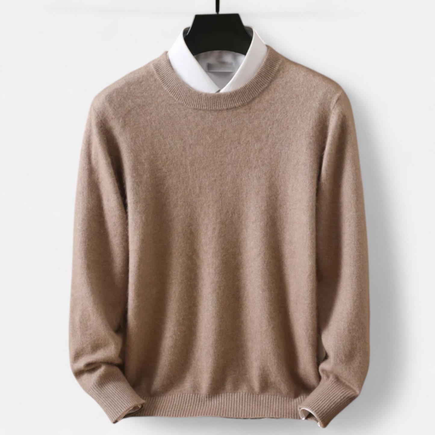 Classic Men's Soft Cashmere Crew Sweater - VogeLuxe