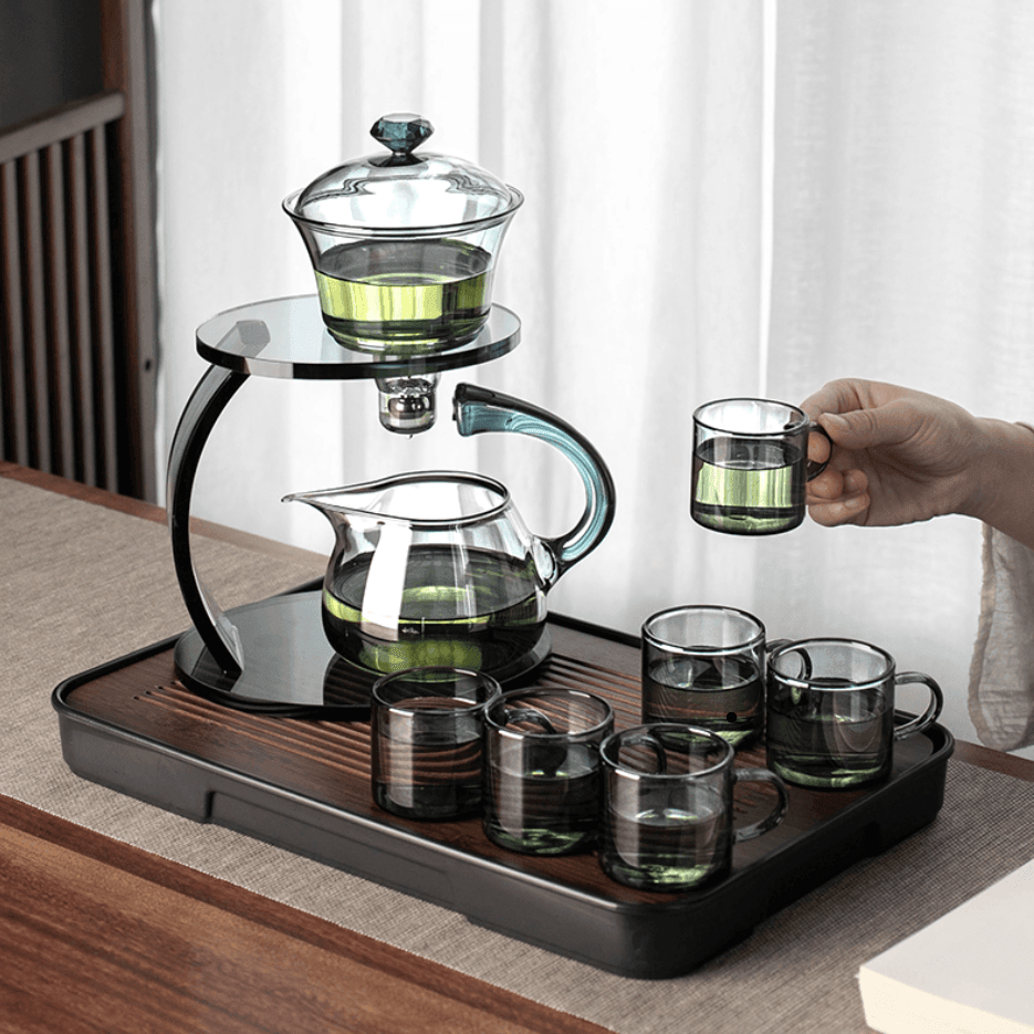 Automatic Glass Tea Infuser with Magnetic Release