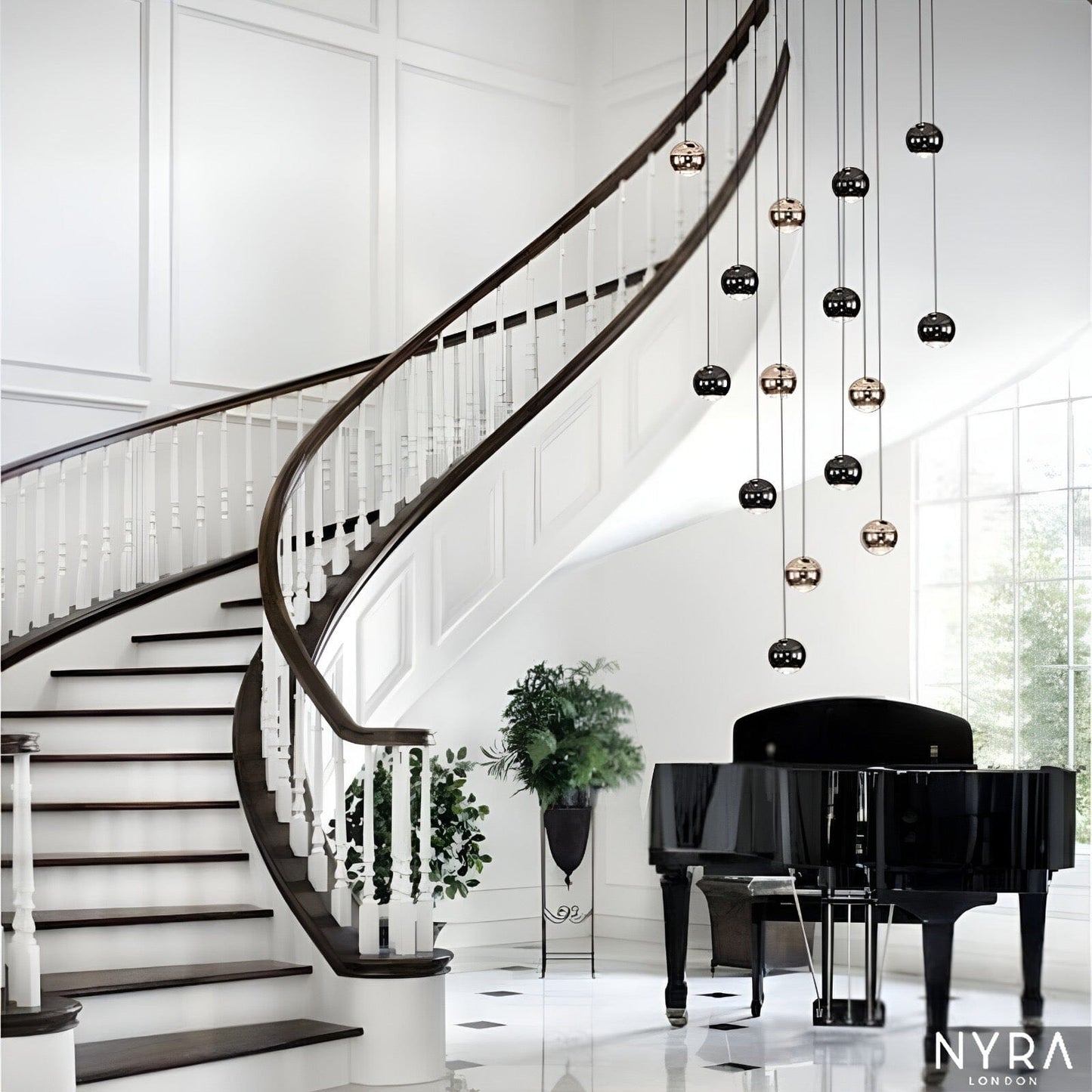 Elegant Drop Glass Pendant Light - VogeLuxe