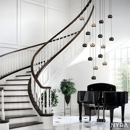 Elegant Drop Crystal Ceiling Light - BritishElegance