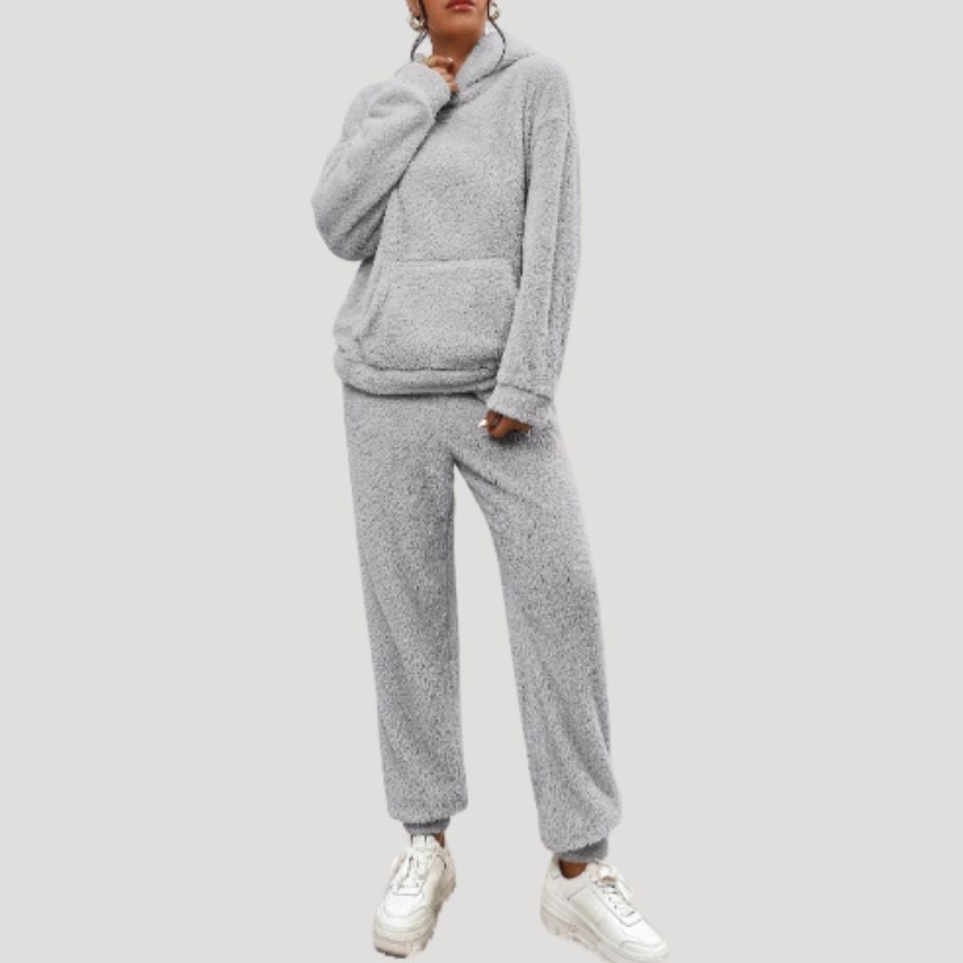 Soft Warm Women's Fleece Tracksuit Set