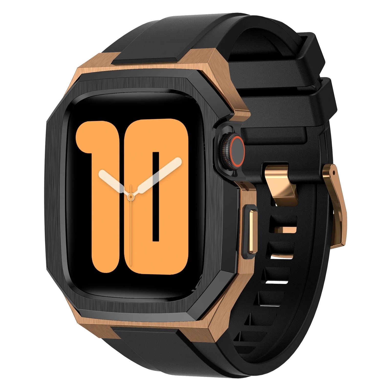 Durable Metal Case with Soft Strap for Apple Watch - VogeLuxe