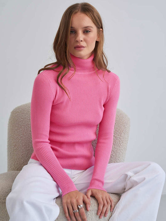 Women's Warm Crew Neck Knit Sweater