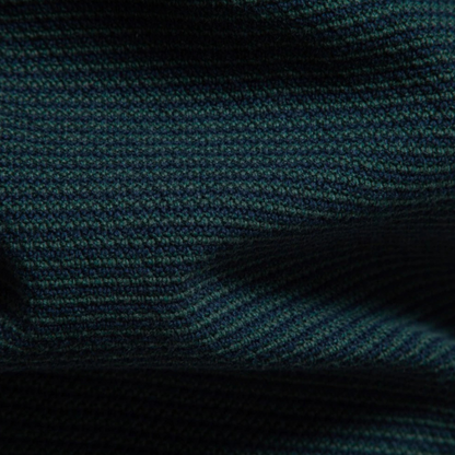 VogeLuxe | Men’s Textured Rib Quarter Zip Stand Collar Sweater