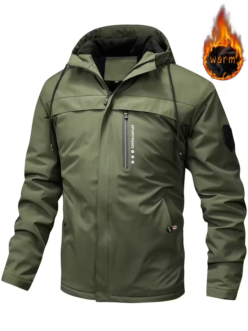 Men's Thick Fleece Parka Coat – Comfortable Winter Jacket