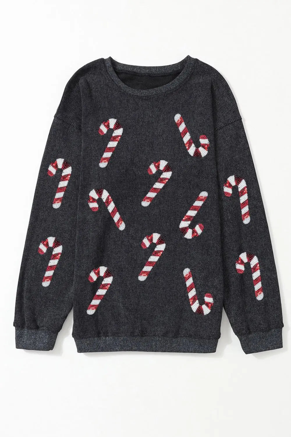 Sparkly Red Christmas Tree Women's Sweatshirt