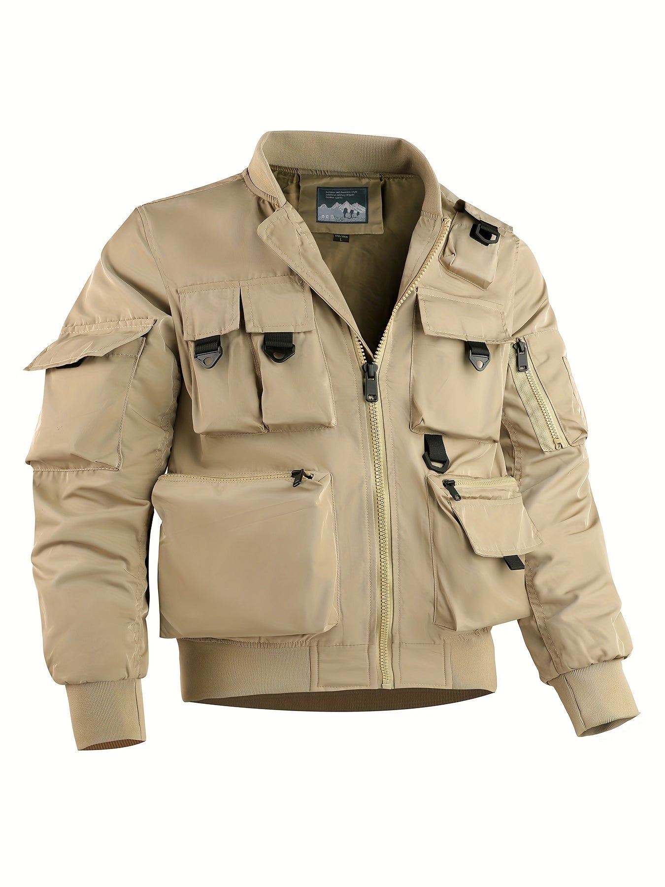 Waterproof Mens Tactical Jacket with Multiple Pockets
