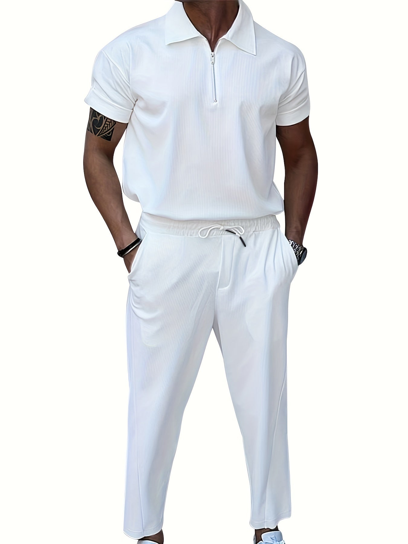 Soft Cotton Men's Tracksuit with Comfortable Fit - VogeLuxe