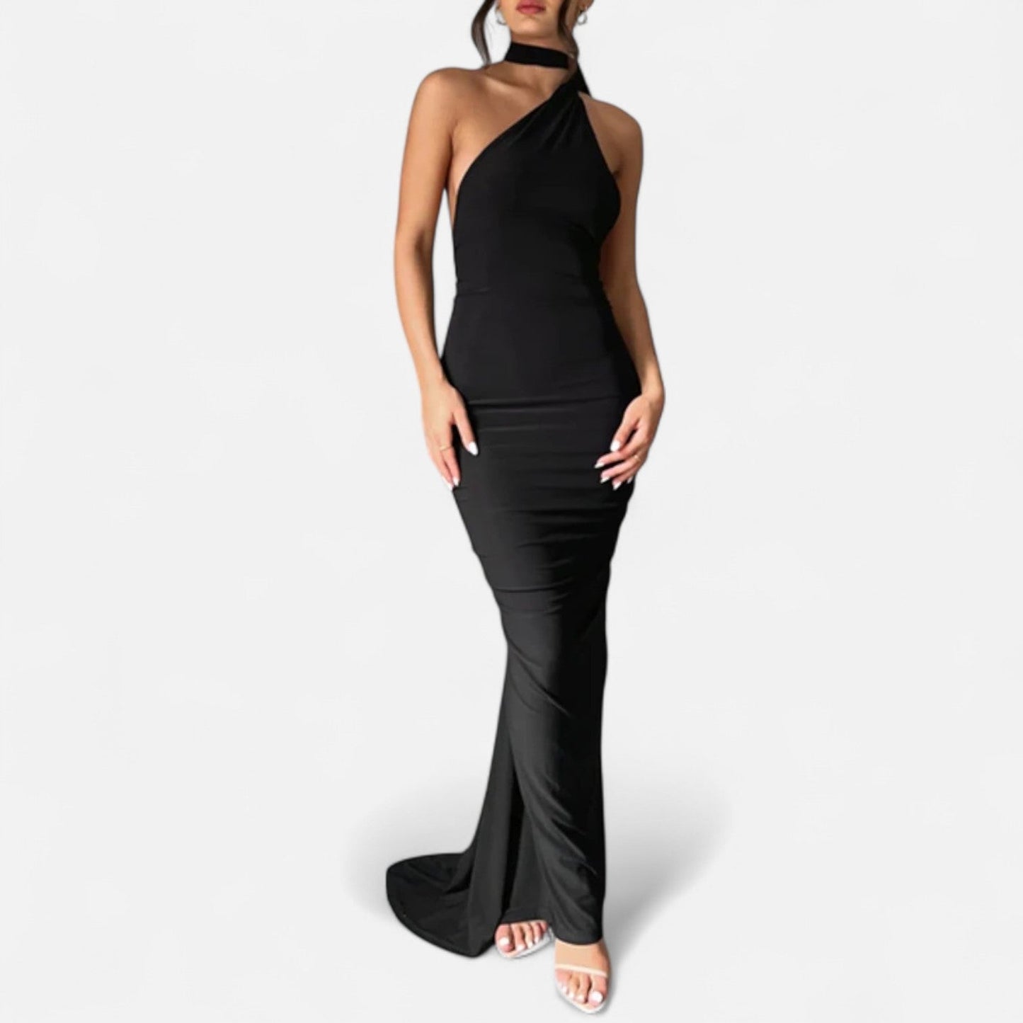 Elegant Tie Back Formal Gown for Women