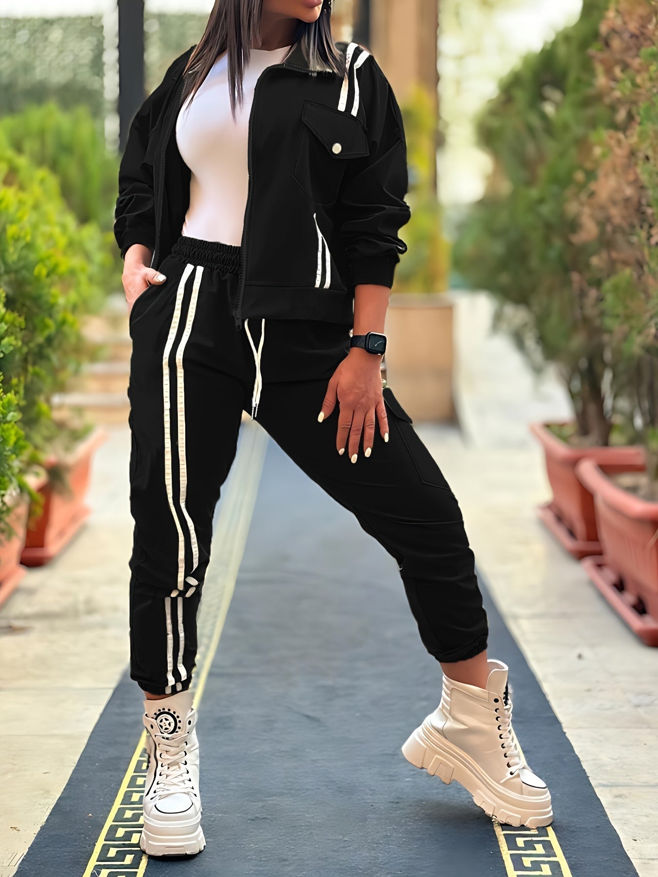Comfortable Women's Cotton Jogger Suit for Everyday Wear