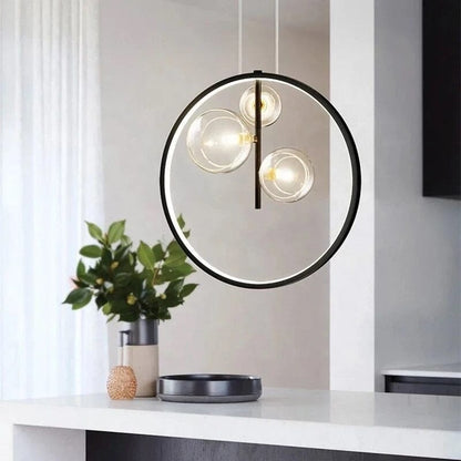 Clear Glass Ball Pendant Lighting