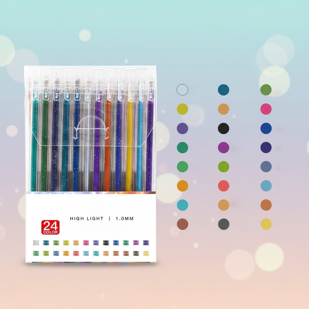 Sparkly Pen Set for Adult Coloring Books & Art Supplies