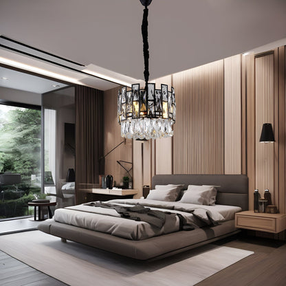 Luxury Glass Pendant Light with LED Stainless Steel