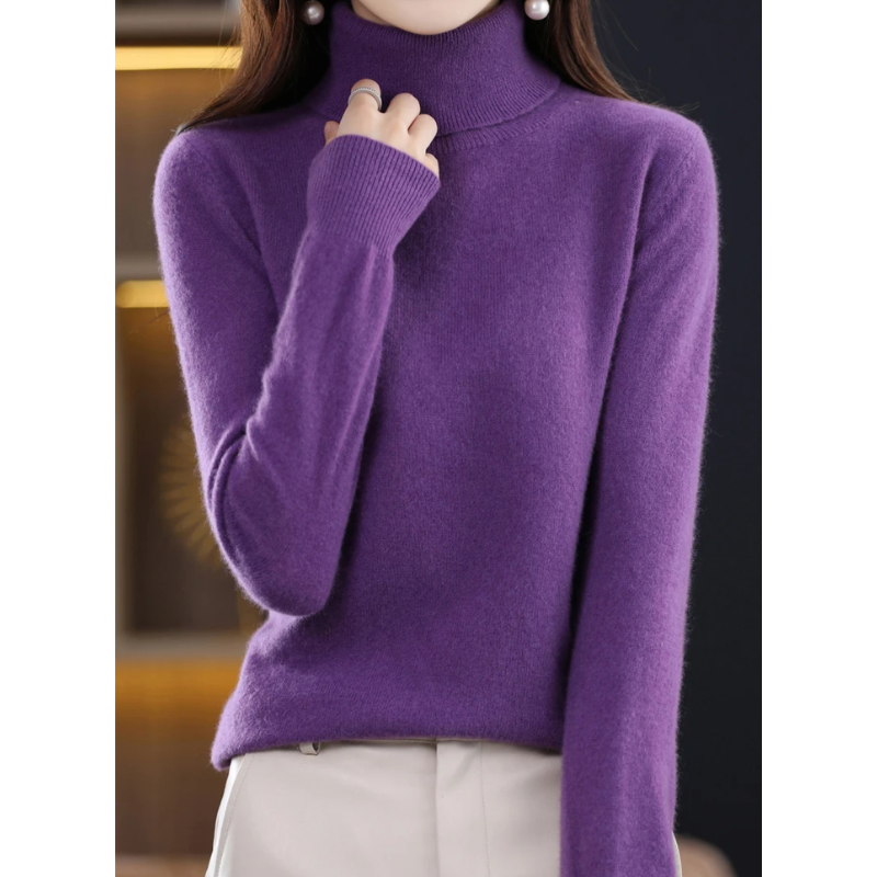 Soft Women's Winter Wool Sweater