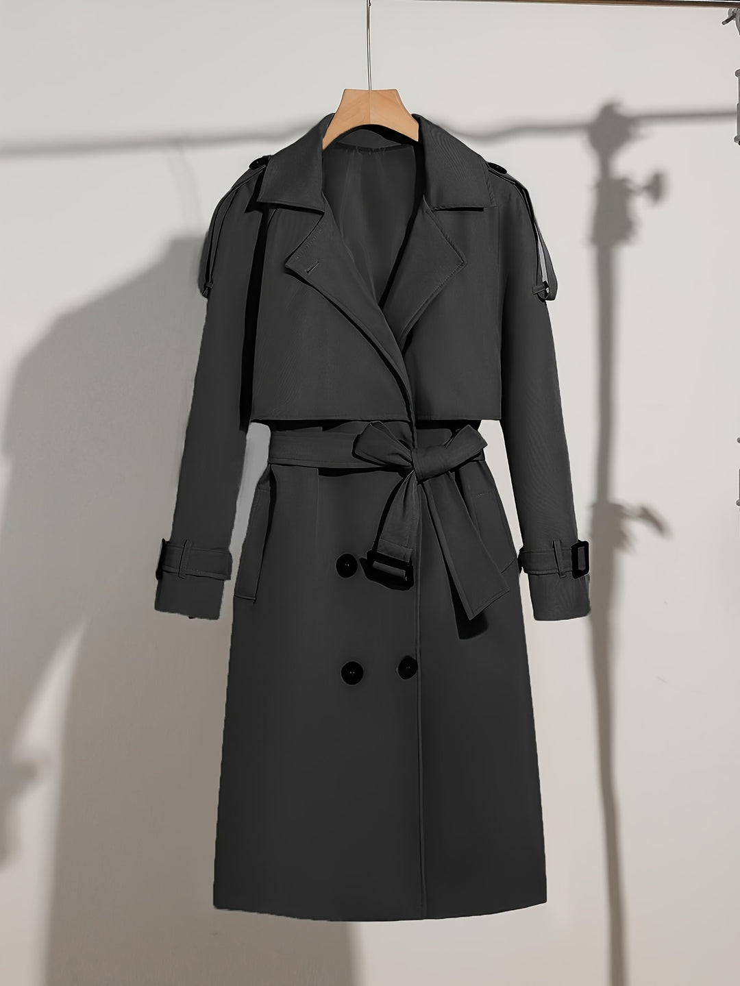 Stylish Waterproof Autumn Coat with Adjustable Straps