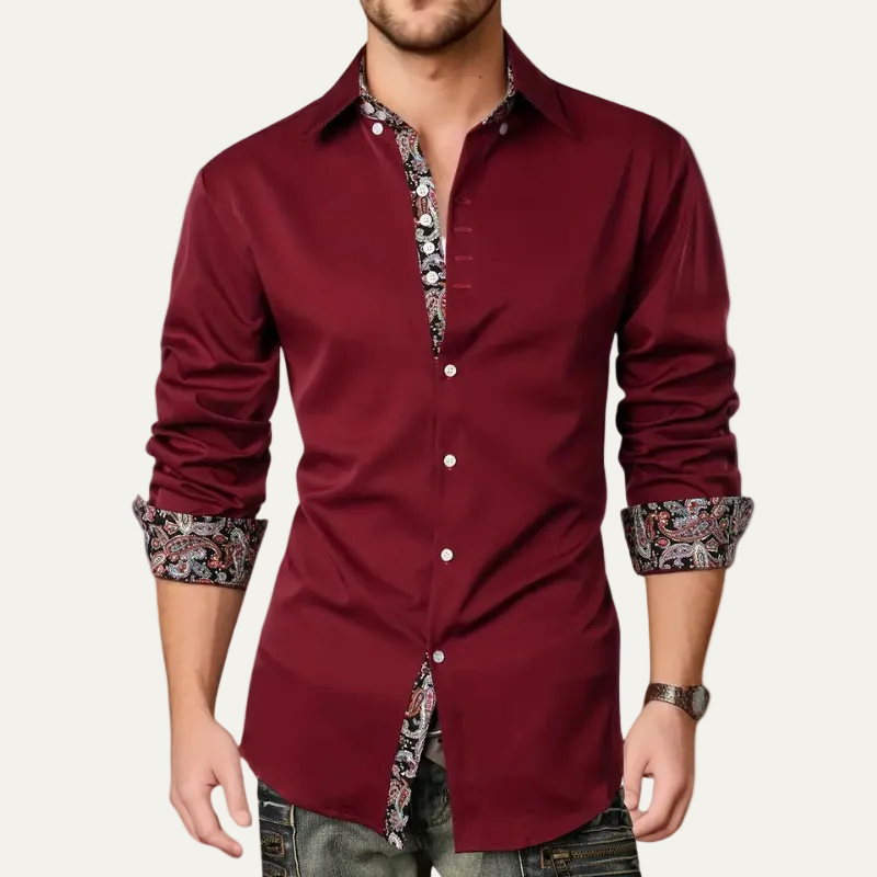VogeLuxe | Men’s Slim Fit Button Down Dress Shirt