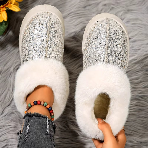 Soft Faux Fur Women's Slippers - Warm Cozy Shoes