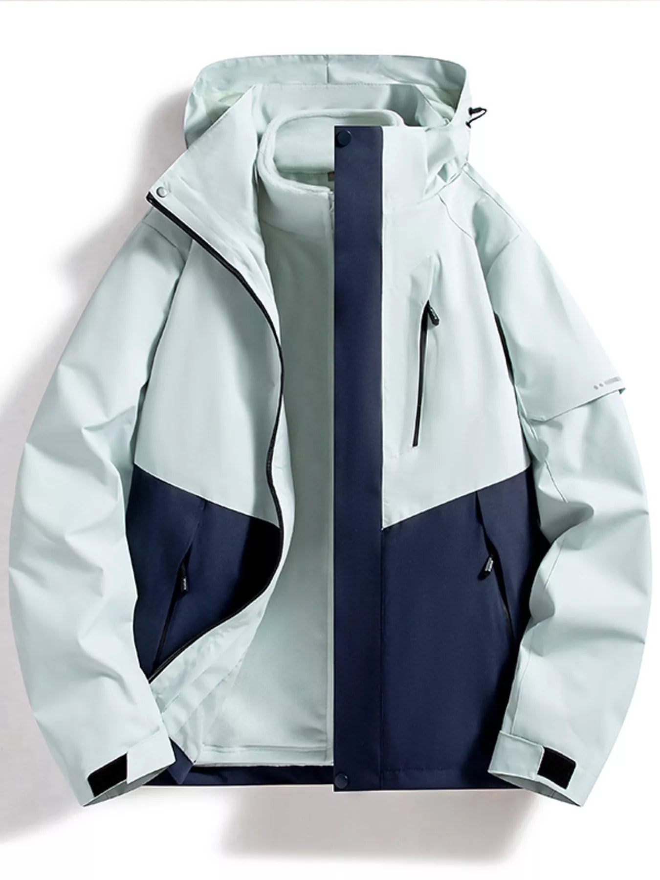 Large Size Rainproof Men's Coat - VogeLuxe