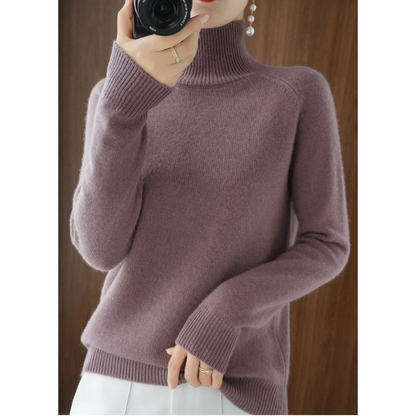 Cozy Women's Crew Neck Winter Sweater