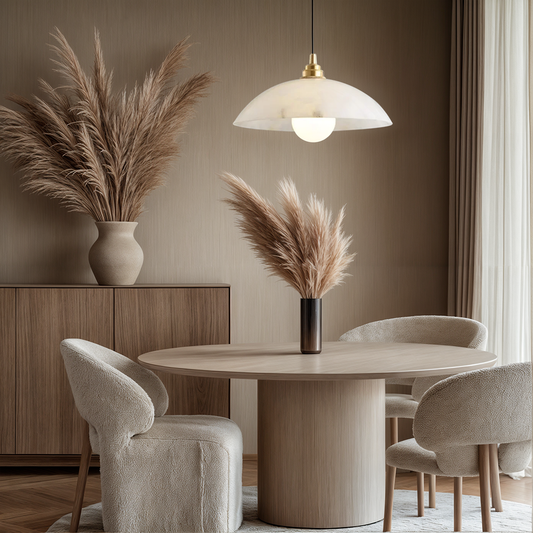 White Marble Pendant Light Fixtures - VogeLuxe