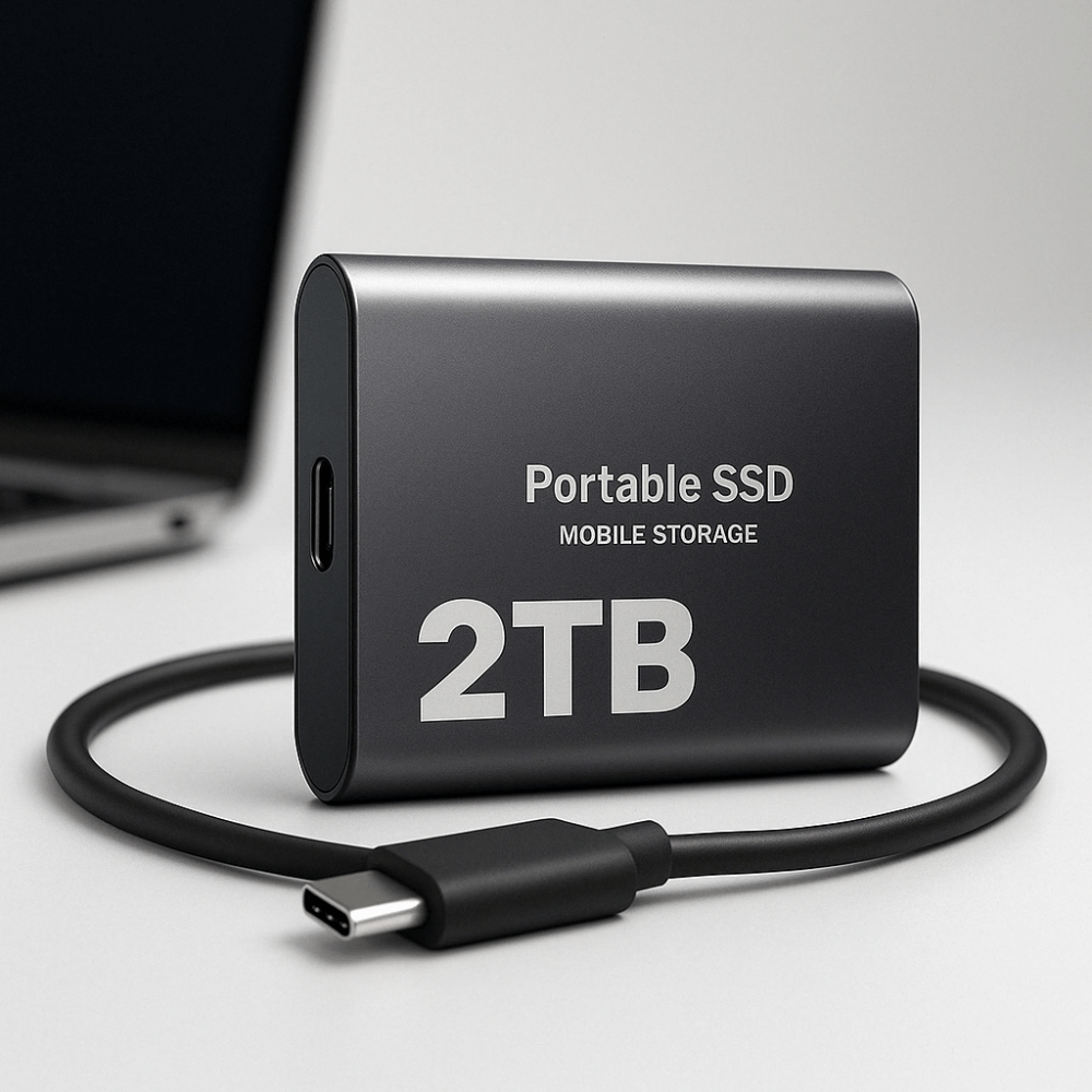 High Speed 2TB USB Portable Solid State Drive - VogeLuxe