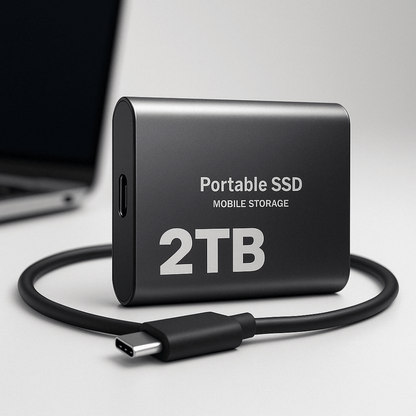 High Speed 2TB USB Portable Solid State Drive - VogeLuxe