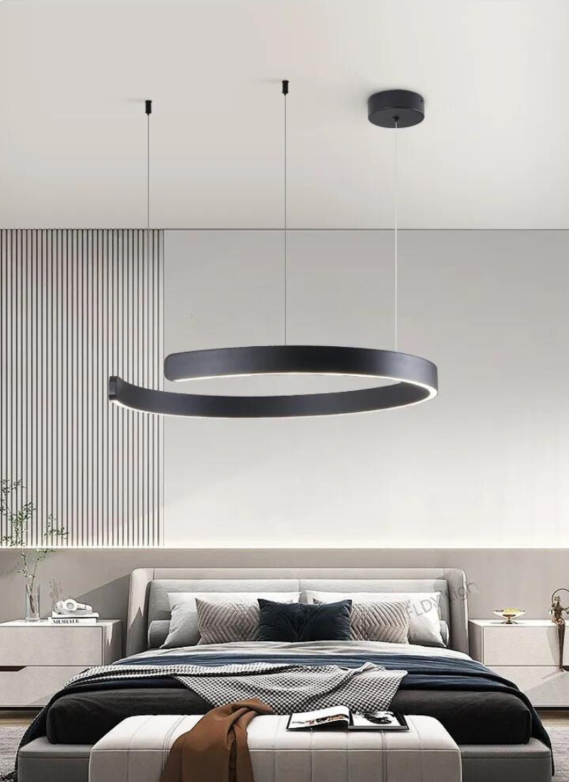 Stylish Round LED Ceiling Light Fixture - VogeLuxe