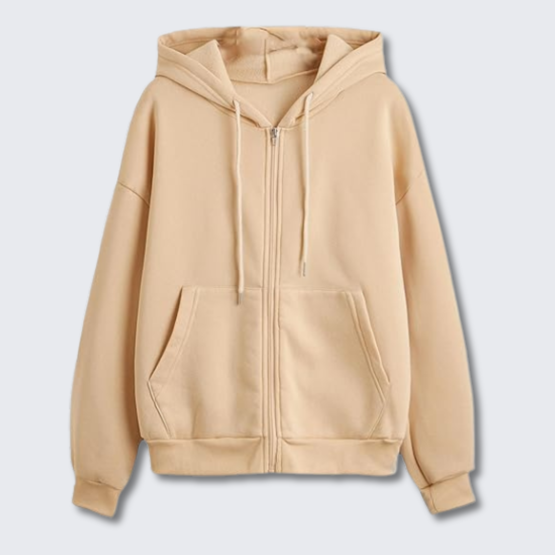 Women's Green Hooded Sweatshirt Soft Cozy Winter Wear
