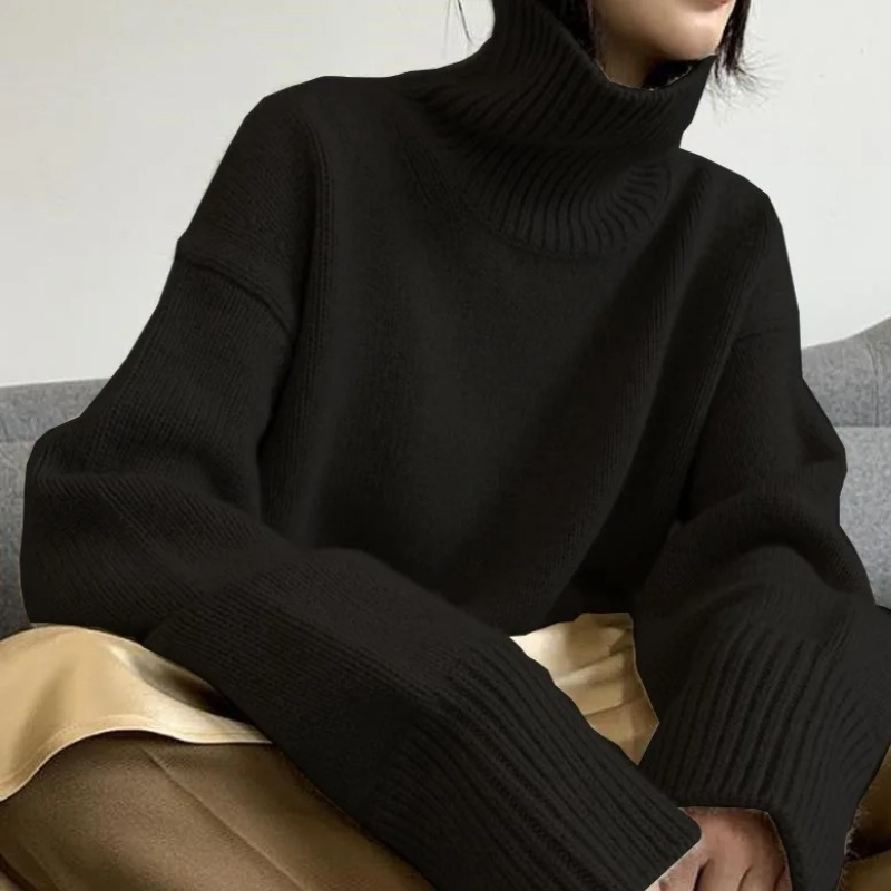 Cozy Women's Oversized Knit Winter Sweater