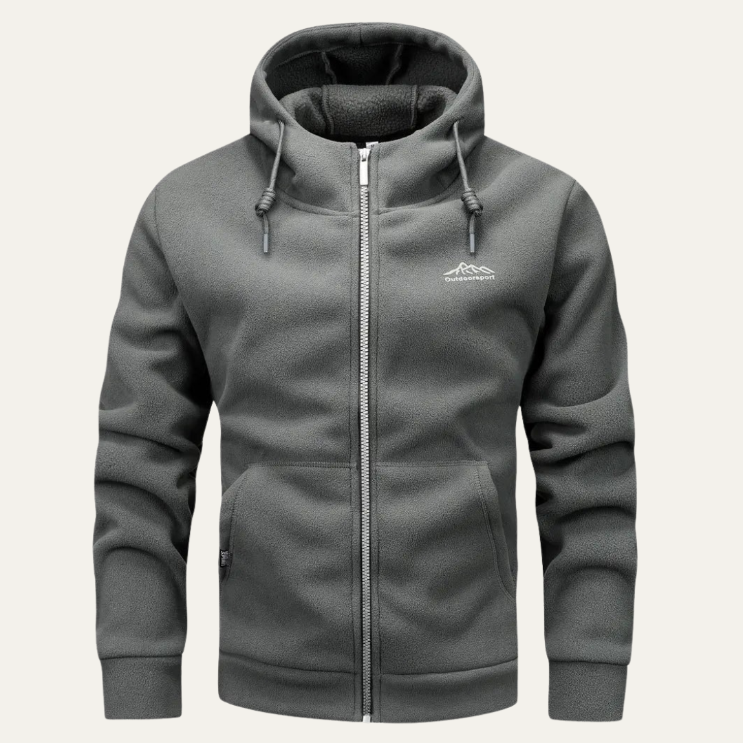 VogeLuxe | Men’s Mountain Fleece Zip Hoodie