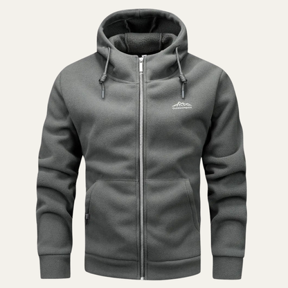 VogeLuxe | Men’s Mountain Fleece Zip Hoodie