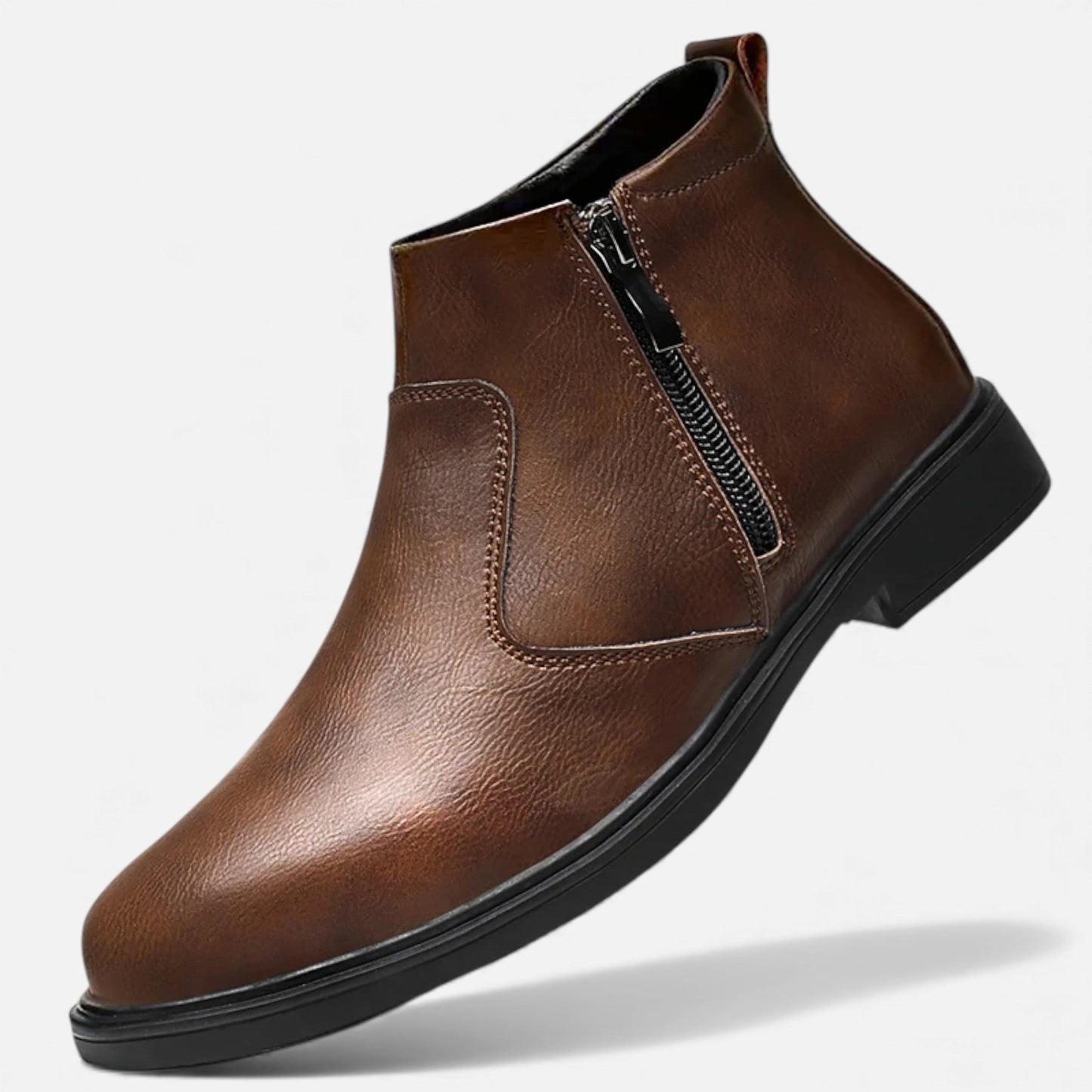 VogeLuxe | Simple Leather Chelsea Boots For Men