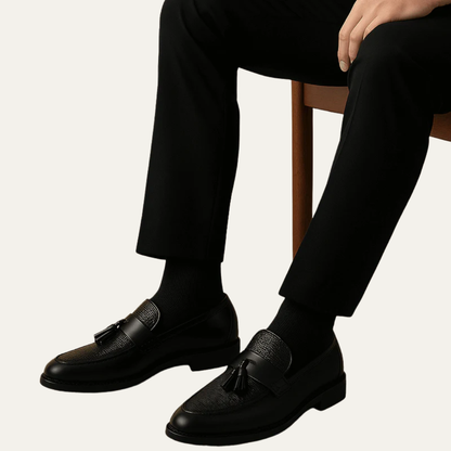 VogeLuxe | Men’s Suede Chelsea Boot with Contrast Sole
