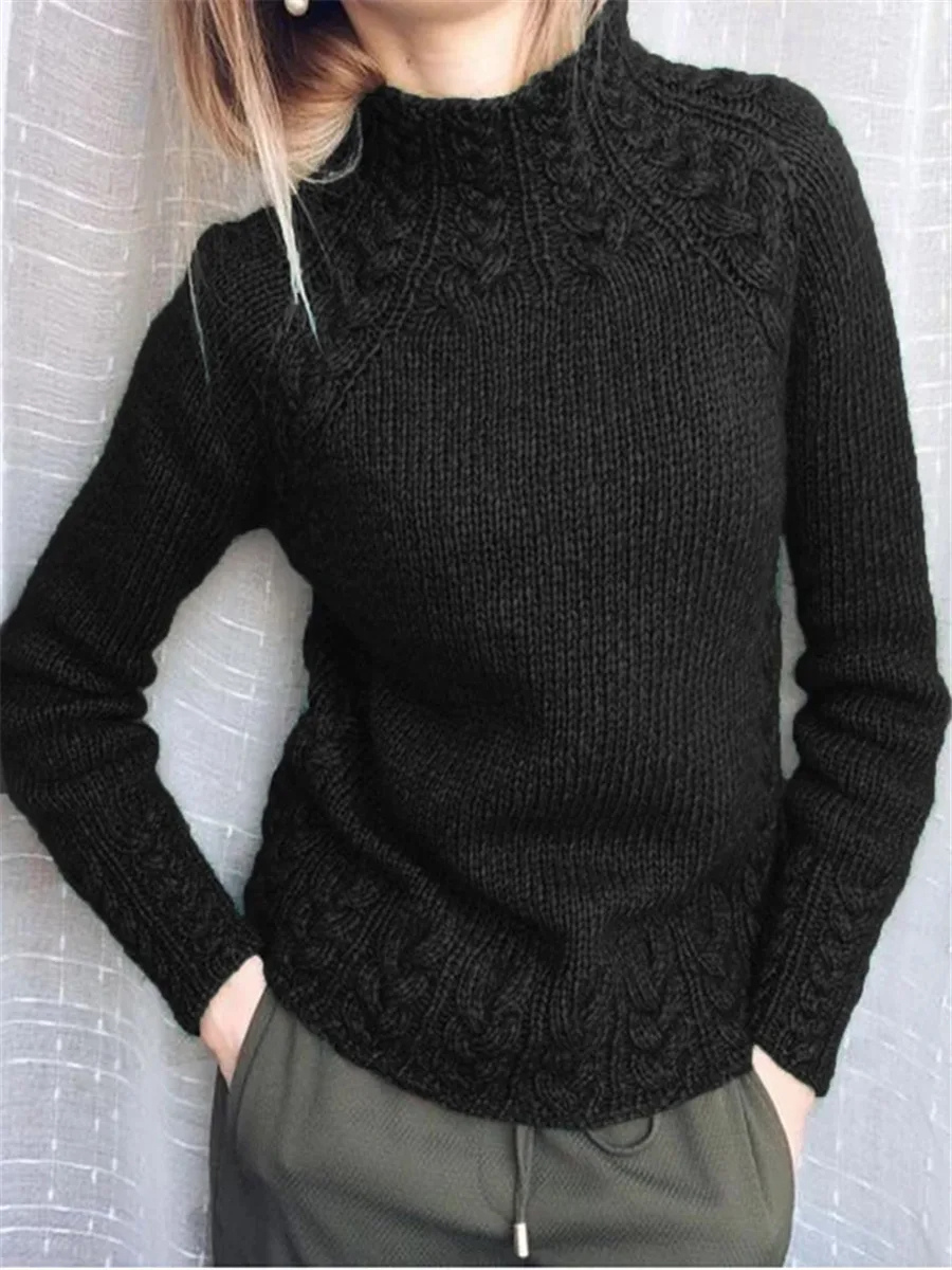 Stylish Women's Fit Knitted Winter Sweater