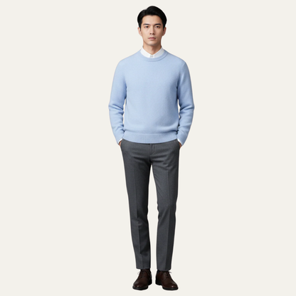 VogeLuxe | Men’s Fine Knit V Neck Cardigan
