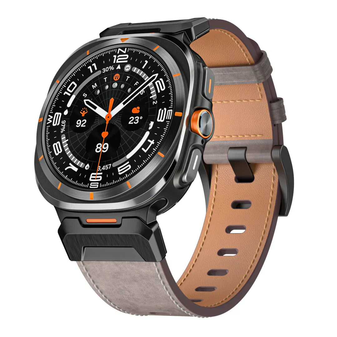 Rugged Leather Band for Galaxy Watch Ultra