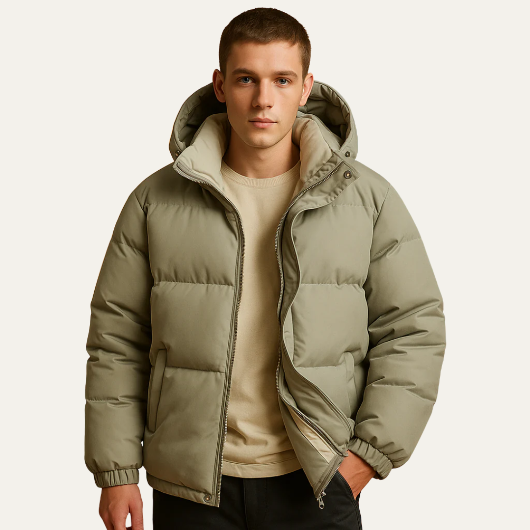 VogeLuxe | Men’s Quilted Puffer Down Jacket