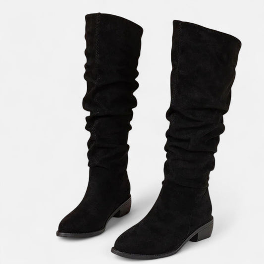 Women's Tall Riding Boots - Classic Chic Style - VogeLuxe