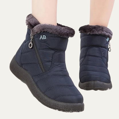 VogeLuxe | Women’s Lightweight Winter Snow Boots With Faux Fur Collar