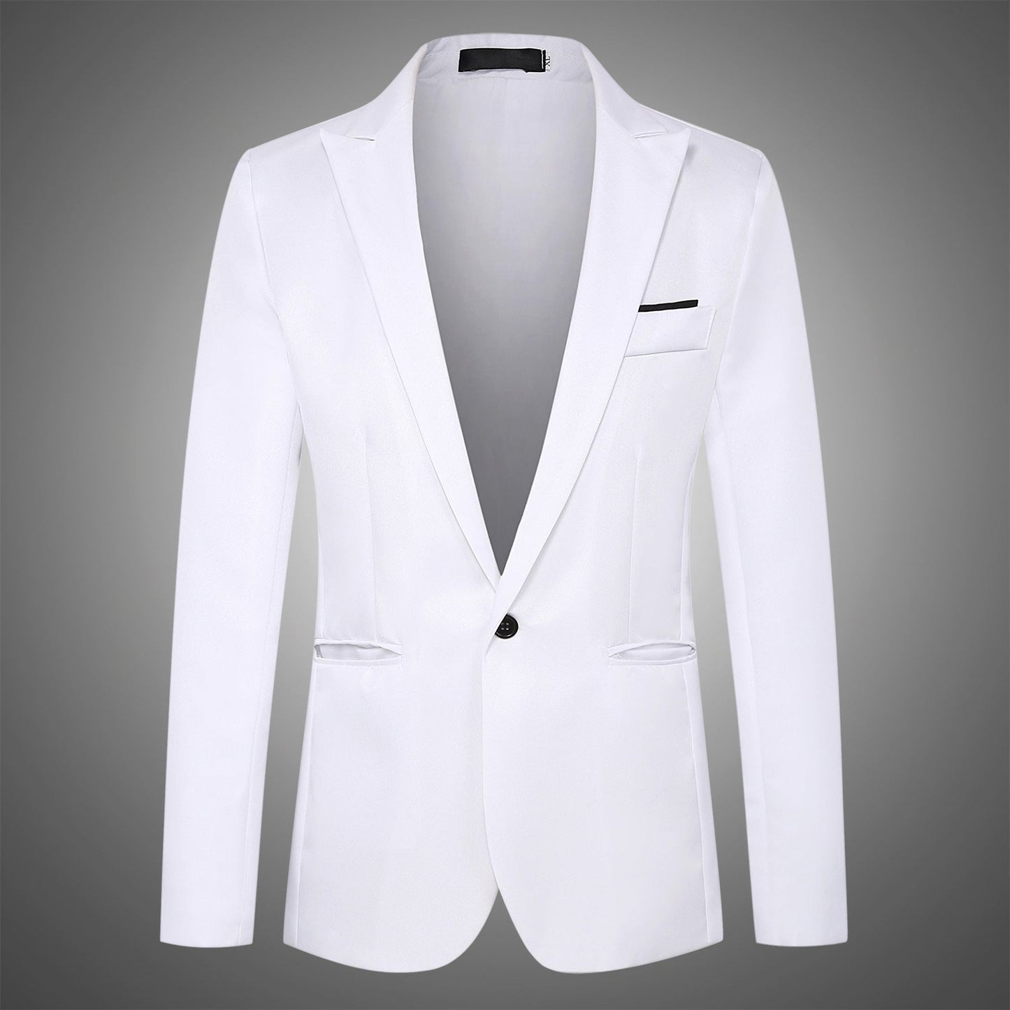 Classic Slim Fit One Button Jacket