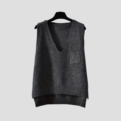 Women's Open Front V-Neck Sweater Vest