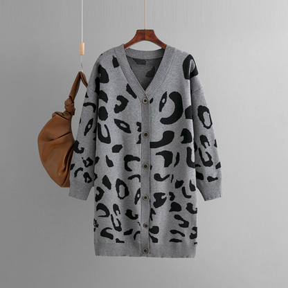 Soft Leopard Cardigan for Women