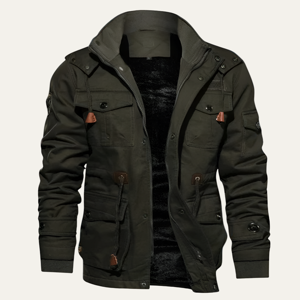 VogeLuxe | Men’s Winter Multi Pocket Cargo Jacket