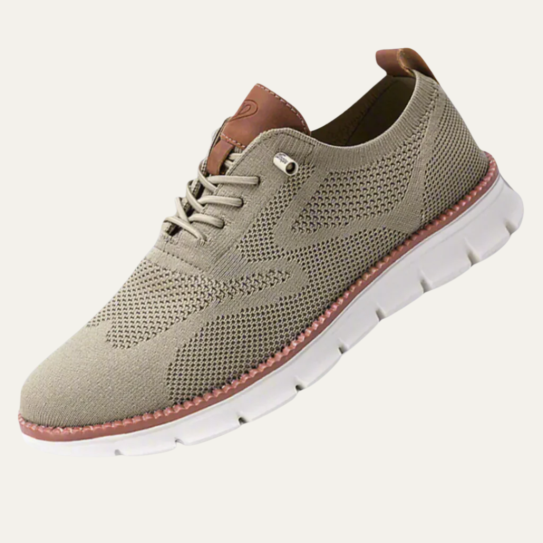 VogeLuxe | Men’s Mixed Media Low Top Platform Sneakers