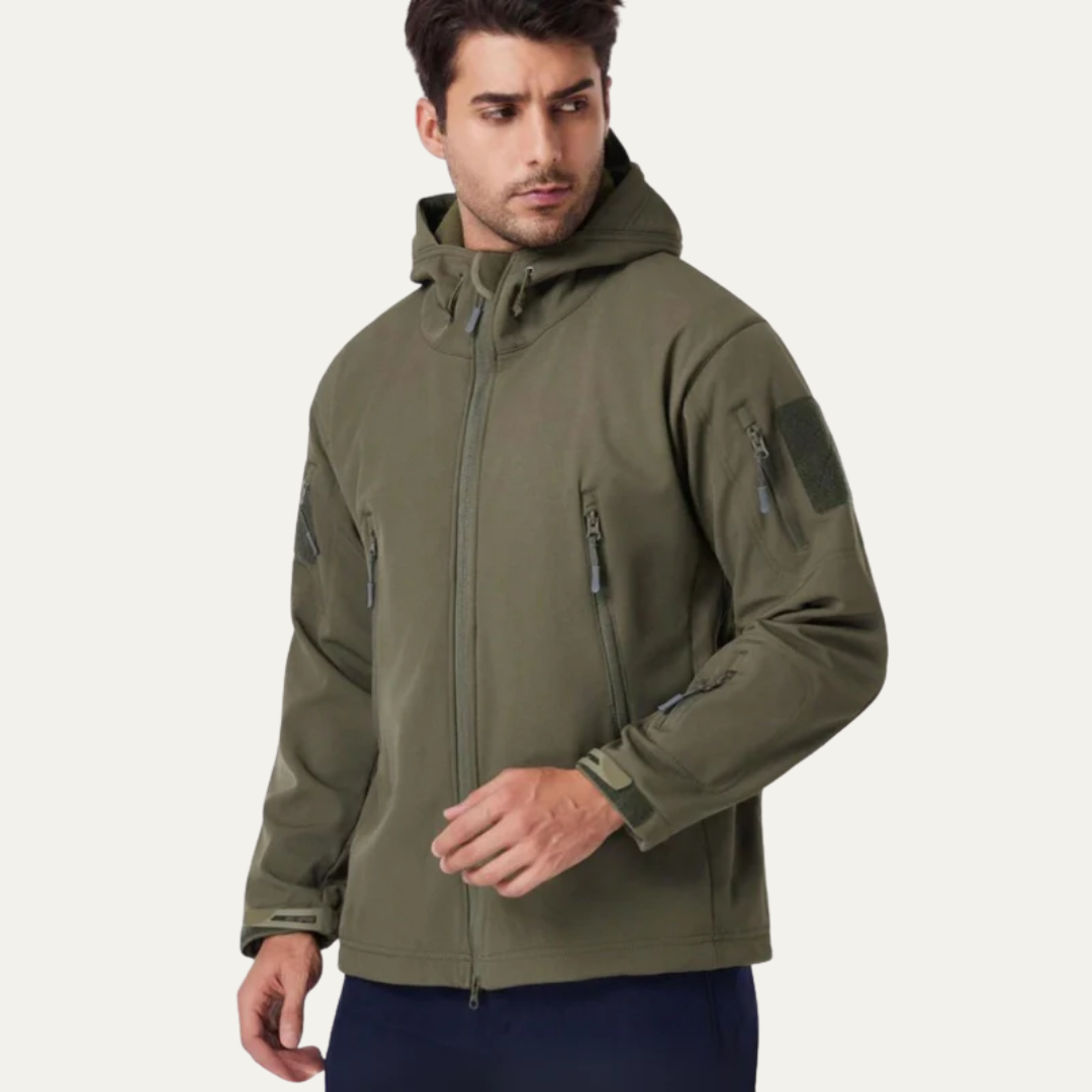 VogeLuxe | Men’s Tactical Softshell Utility Jacket