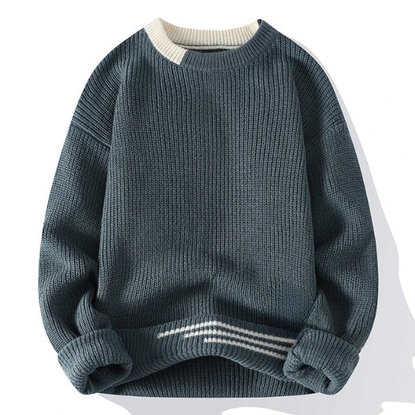 Cozy Crew Neck Winter Sweater for Men