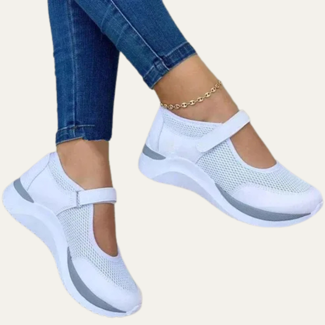 VogeLuxe | Women’s Mary Jane Platform Mesh Sneakers