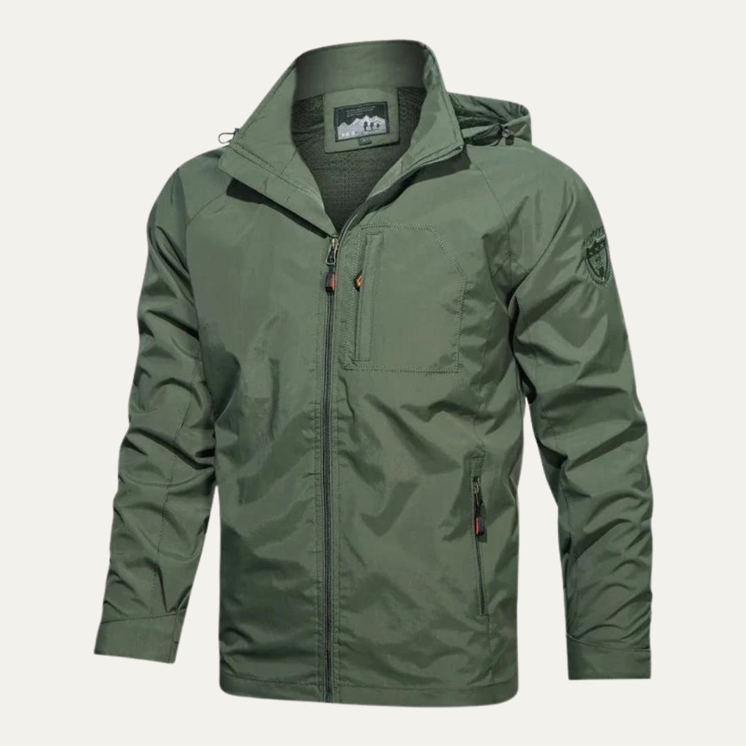 VogeLuxe | Men’s Summer Technical Hooded Outdoor Windbreaker