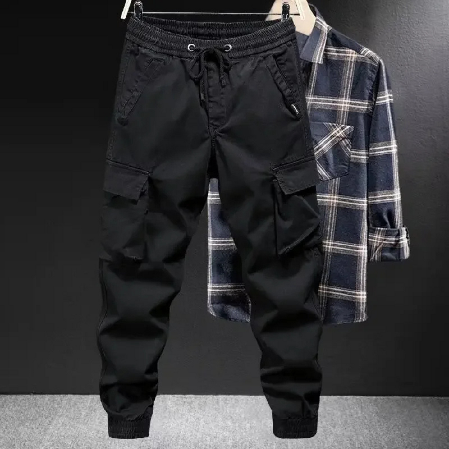 Relaxed Fit Mens Casual Cargo Pants