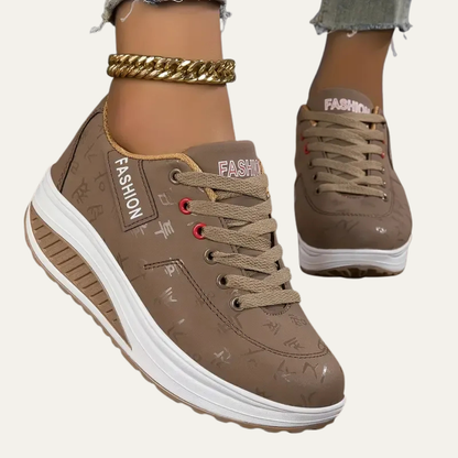 VogeLuxe | Women’s Chunky Platform Lace Up Sneakers